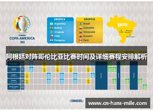 阿根廷对阵哥伦比亚比赛时间及详细赛程安排解析