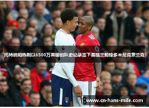 托特纳姆热刺以6500万英镑创队史纪录签下英格兰前锋多米尼克索兰克